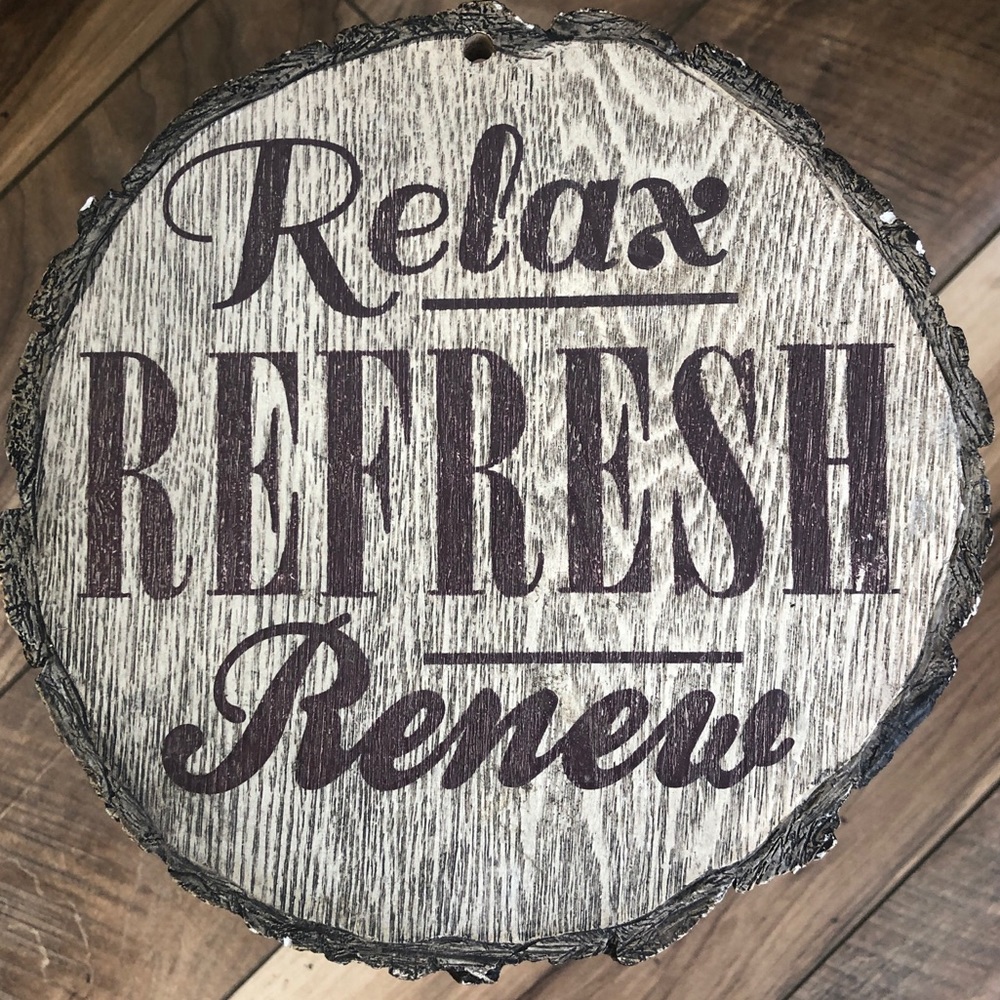 Home decor patio garden sign